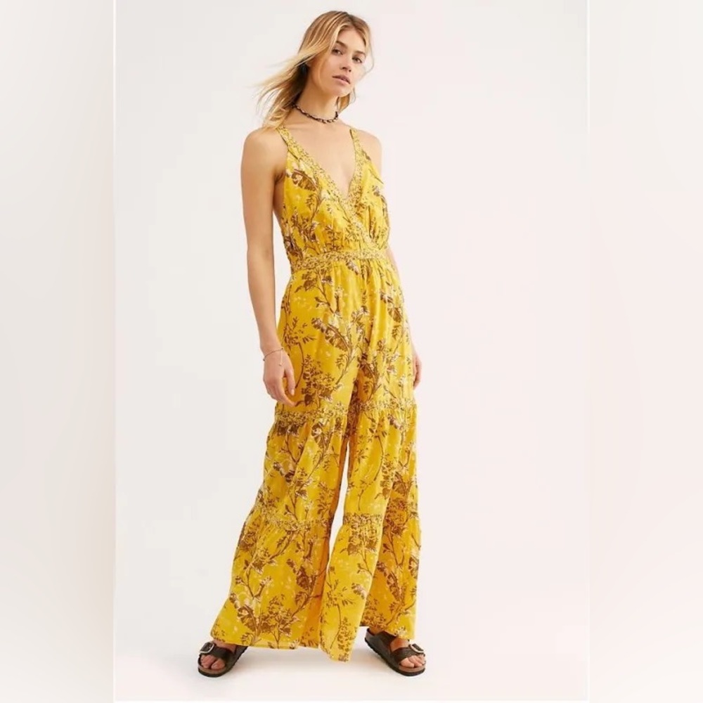 Free People Caicos Jumpsuit Romper XS